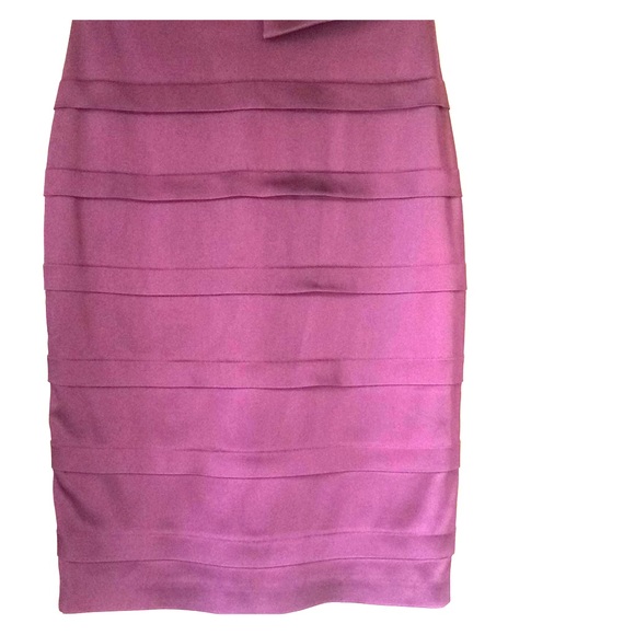 🔥 JAX | Purple Satin Sheath Sleeveless Cocktail Dress 2 NWT - Picture 6 of 6